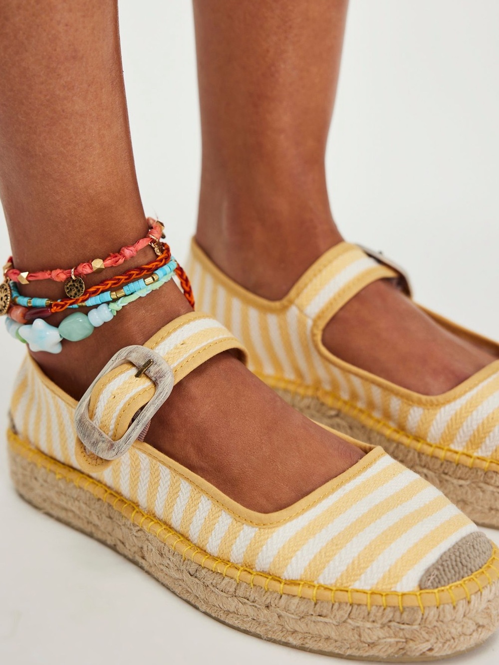 Surfside 2.0 Espadrille Platform Mary Janes, Lemon Zest | Free People
